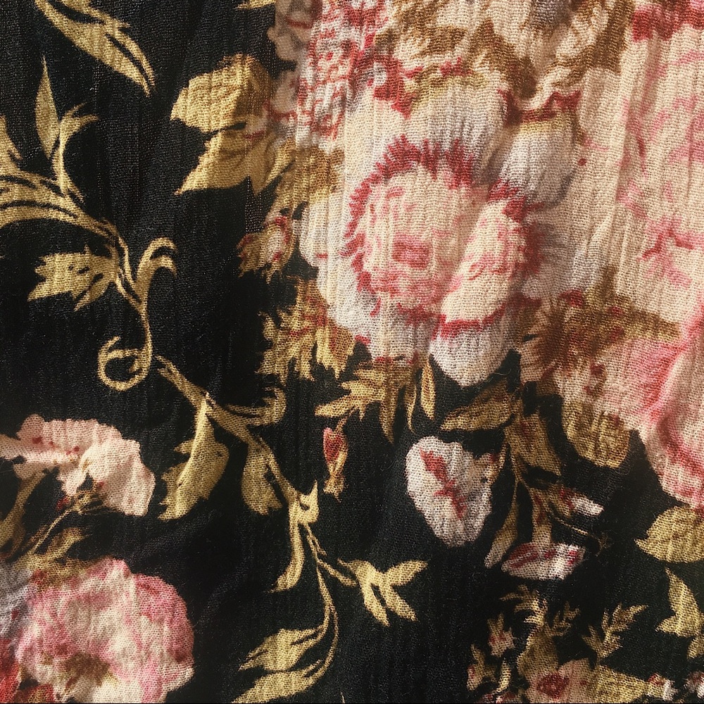 Floral Babydoll Mini Dress - Picture 4 of 4